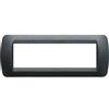BTICINO Placca Bticino Living Int. 7 Posti Acciaio Scuro BTICINO L4807PA