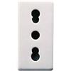 GEWISS Presa Elettrica 10/16a+t Bivalente Da Incasso GEWISS GW20203