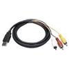 Cavo Audio Video 1 Spina Usb 3 Spine Rca A/v 1.8 14262010