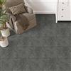 Hode Pavimento in PVC autoadesivo, piastrelle adesive per pavimento, grigio, effetto cemento, 60 x 30 cm, impermeabile, 1,8 m², spessore 1,5 mm, 10 piastrelle