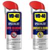WD-40 Specialist - Super Sbloccante Lubrificante Spray Azione Rapida con Sistema Doppia Posizione - 400 ml & Specialist Lubrificante Al Silicone Spray Applicazione Pulita