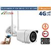 EACH ITALY TELECAMERA BULLET IP 4G LTE SIM GSM REGISTRA SU SD CARD 5MPX CON AUDIO IP66