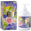 L'AMANDE - Sapone Liquido Mani e Corpo alla Rosa e Fiordaliso, Bagnoschiuma Gel Detergente Nutriente con Acido Ialuronico e Vitamina E, Sapone Mani e Docciaschiuma Naturale - Assoluta Suprema, 300 ml
