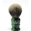 Epsilon Pennello da Barba con Tasso, Bianco, Verde, 55/26 mm, Standard, Unico