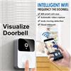 CAMPANELLO SMART SENZA FILI WIRELESS DIGITALE WiFi VIDEOCITOFONO CASA UFFICIO