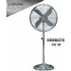 Vinco VENTILATORE CROMATO A PIANTANA BASE TONDA CROMO LUCIDO 50W METALLO VINCO 70701