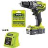 Ryobi 18V ONE+ Trapano a batteria R18DD3-115GA17 1,5Ah batteria + caricatore