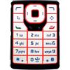 compatibile nokia KEYPADNOKN76-R Tastiera Keypad per Nokia N76 Red