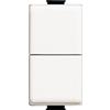 BTICINO Doppio Pulsante 1p No 10a 250v Ac Con Interblocco BTICINO AM5037N