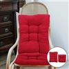 Set di cuscini per sedia a dondolo imbottiti, sedile 17 "x 17" e schienale 21 "x