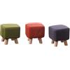 ad treand Pouf SEDIOLINA BIMBO BAMBINO gambe LEGNO IMBOTITA stoffa SFODERABILE CM 26 H28