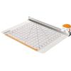 Fiskars Taglierina rotante Ø 45 mm con righello, 12 x 12 pollici | Arancione/Bianco, 1016264