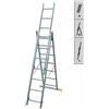 Maurer SCALA MAURER 8x3 GRADINI IN ALLUMINIO TRAFORMABILE TRIPLA MAX 150 KG