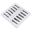 UTILIA GRIGLIA SINGOLA PER POZZETTO SUPER CM 40x40 CHIUSINO TAPPO FORATO SCARICO ACQUA