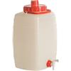 ICS FUSTO BIDONE PER ALIMENTI LT 10 CON RUBINETTO CM 24x20x37h CONTENITORE OLIO VINO