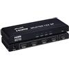HDTV SPLITTER SDOPPIATORE HDMI FULL HD 1080P 4K 2K 3D 4 USCITE AMPLIFICATE Art. 89114