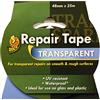 Duck Tape Nastro adesivo trasparente per riparazione, 48 mm x 25 m, trasparente, forte, riparazione, adesivo ad alta resistenza