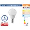 V-TAC CONFEZIONE 5 LAMPADINE V-TAC VT-1819 LAMPADINA LED E14 3,7W MINIGLOBO P45 320LM