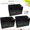 Electronic KIT BATTERIE 36V 12Ah GEL/AGM CICLICHE DEEP-CYCLE BICI ELETTRICA - 6 DZM 10-12