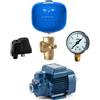 PEDROLLO POMPA AUTOCLAVE PEDROLLO PKM60 HP 0,5 CON VASO 24LT PRESSOSTATO MANOMETRO