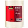 Scotch Nastro da Imballo Secure Seal Per Sigillatura Sicura, Trasparente, 50 mm x 66 m, 3 Rotoli/Confezione - Nastro Adesivo di Qualità per Chiudere Scatole, Cartoni e Pacchi