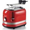 ariete TOSTAPANE ARIETE 1149 MODERNA 2 TOAST COLAZIONE BRUSCHETTE SANDWICH ROSSO arx