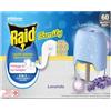 Raid Family Liquido Antizanzare Comuni e Tigre, Fragranza alla Lavanda, 1 Confezione da 1 Diffusore e 1 Ricarica da 36ml, 60 Notti