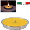 citronella PEZZI 10 CANDELA CITRONELLA INSETTICIDA ANTIZANZARE ALLUMINIO 17 CM ZANZARE