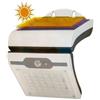 AERBES Applique Esterno AB-TA171 LED 20W Pannello Solare Luce Fredda Faro Crepuscolare
