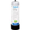 ASKOLL Bombola Co2 1300gr usa e getta Per Impianti Co2 Acquari D'Acqua Dolce