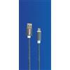 CAVO USB PER DATI E CARICA MICRO USB 2.0 CORDA NYLON INTRECCIATO 1,2 METRI