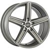 Oxigin 18 concava, 8,50 x 19 Offset 23 Bolt Pattern 5,00 x 112.00 Centro foro 66.60 oxachtzehn8519h123gfphd, grafite Full Polish