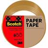Scotch Nastro in Carta Per Spedizioni Postali, Avana, 50 mm x 50 m, 1 Rotolo/Confezione - Sigillatura di Pacchi Leggeri e Buste