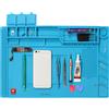CLICK HELP TAPPETO TAPPETINO SILICONE TERMICO ANTISTATICO RESISTENTE SALDATURE SMARTPHONE