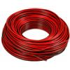 Cavo audio 85 metri bipolare matassa per casse stereo rosso nero