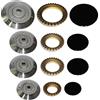 STAR Serie bruciatori + anelli spartifiamma + piattelli cucina gas Star 4 fuochi