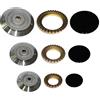 STAR Serie bruciatori + anelli spartifiamma + piattelli cucina gas Star 3 fuochi