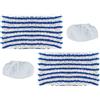 Polti kit 2 panni pavimento + 2 cuffie in spugna vaporetto 3 clean originale