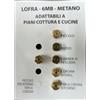 Lofra Serie ugelli piano cottura cucine gas Lofra 5 fuochi + forno- gas metano - 6mb