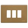 MASTER Placca Bronzo 3 Fori MASTER 351-3