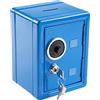 Idena 50036 - Cassaforte per risparmio, 120 x 105 x 160 mm, blu, 1 unità