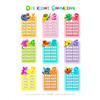 ALLEOVS® Il piccolo poster educativo monouso, 1 x 1 poster, matematica per la scuola elementare, per bambini di prima classe e seconda classe, DIN A2