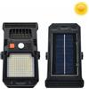 ZENCOCCO LAMPADA 128 LED SOLARE LUCE BICOLORE + UV ANTI ZANZARA SENSORE DI MOVIMENTO CLIP