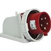 SIROX® Spina per apparecchi da parete CEE, IP 67, 5 poli, 400 V, 6 ore, corrente 32 A, commutatore di fase sì, contatti nichelati no, rosso