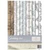ITD Collection -Scrapbooking Pack A4 Accessori Decoupage Set-Scrapbook paper set con carta pergamena-formato 210x297mm (MS027 - HS code 48021000)