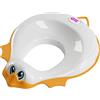 OKBABY Ducka - Riduttore per WC con Bordo Antiscivolo - Bianco, 0.36 kilograms, 1 unità, 1