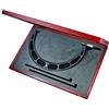 Starrett 436MXRLZ-525-Micrometro per esterni, Ratchet Stop, con dado, in carburo di tungsteno, facce, serie 500-525 mm, graduazione 0,01 mm, precisione,-0,008 mm