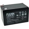 FIAMM BATTERIA FIAMM FG21201 12V 12A 4,8 mm 12 ah PEG PEREGO ALLARMI UPS PB FRACARRO