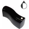 STAR Manopola gas piano cottura cucina Star nera passo 6 mm