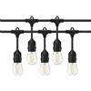 DOPA CATENA LUMINOSA CORDONIERA PENDENTE DA ESTERNO 10 METRI 10 LAMPADINE OPZIONALE